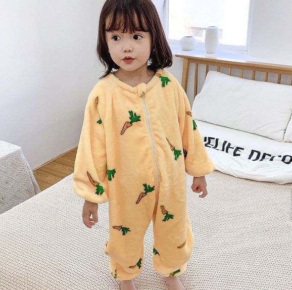 Baby Bathrobe Pijama Sleepwear Winter Children Kids Clothes Jumpsuits Cotton New