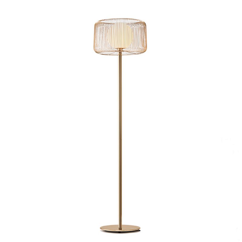 American Style Simplicity And Gold Plated Floor Lamps Standing Lamp E27 Led Bulb Nordic Office Apartment Bedroom Decoration Top Dhgate Com Simplicity And Gold Plated Floor Lamps, Apartment Floor Lamps