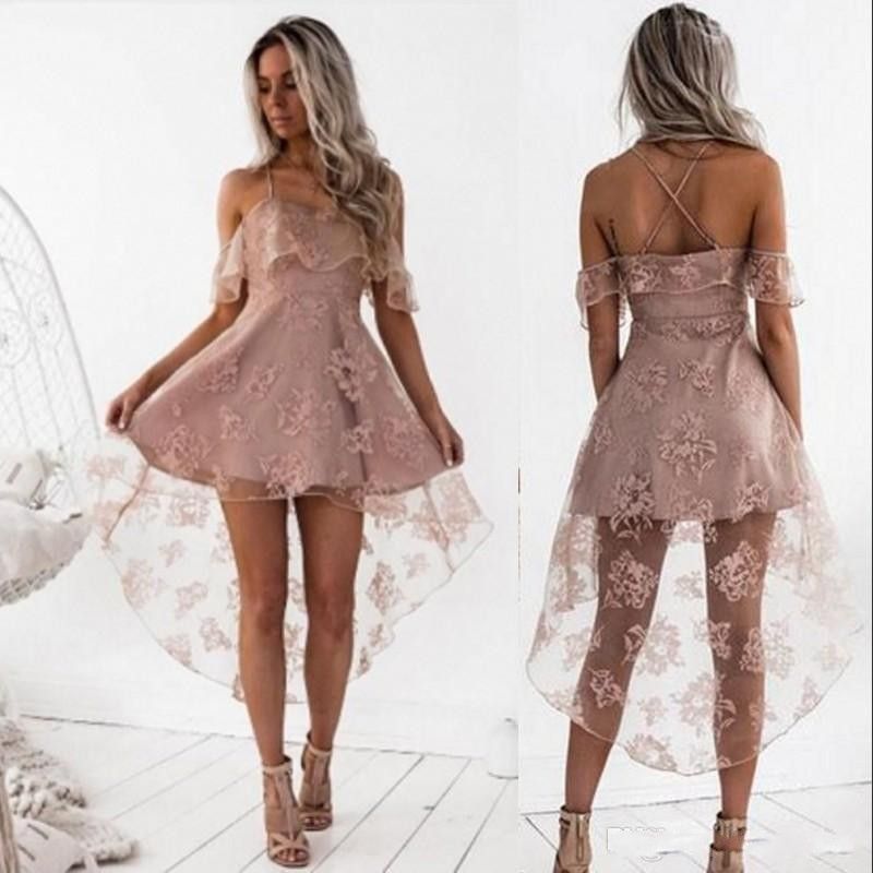 pale pink a line dress
