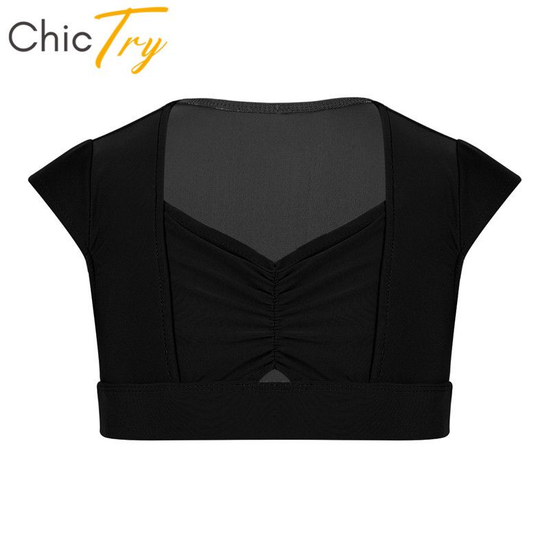 kids dance crop top
