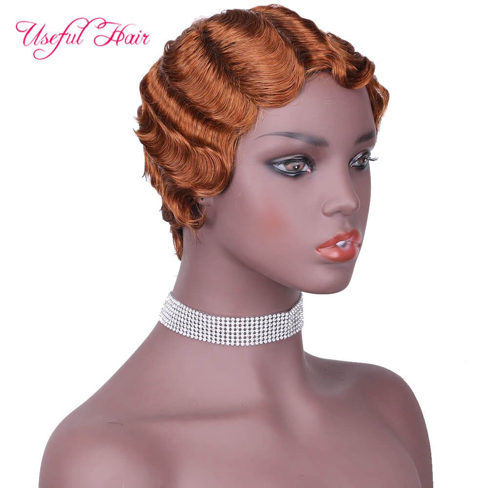 Short Wigs Brazilian Virgin Hair Human Hair Wigs Black Marley Bob