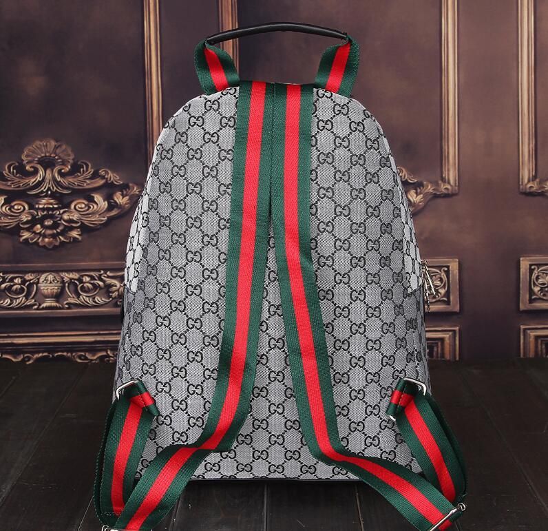 gucci backpack red green straps