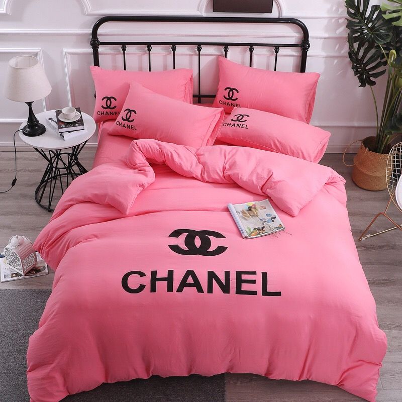 2020 Bright Pink Girl Room Decorate Luxury Bed Cover Sets Cotton