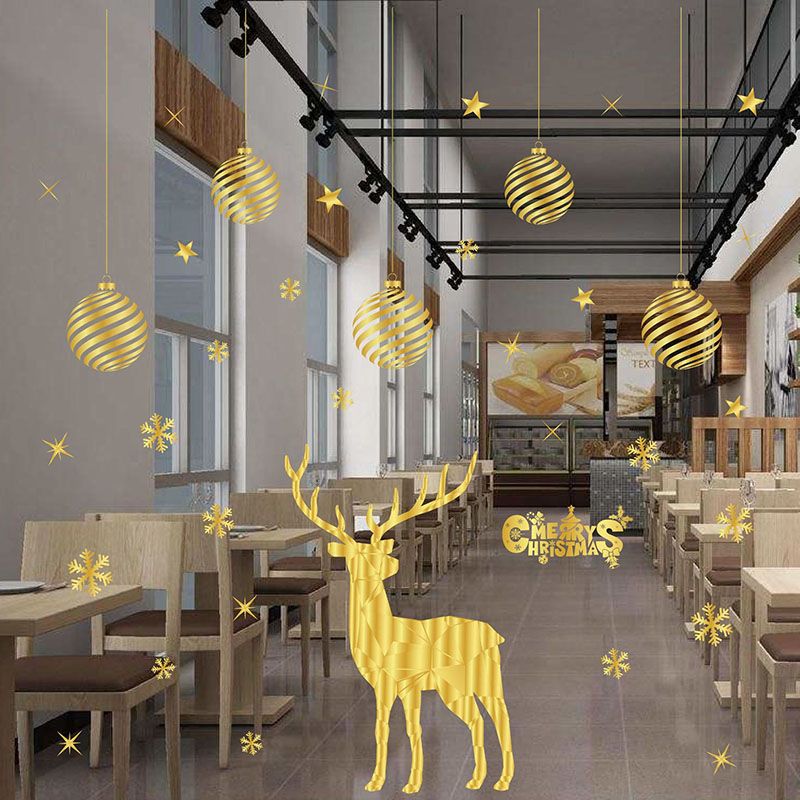 Compre 1 Juego Arbol De Navidad Del Copo De Nieve De Los Ciervos