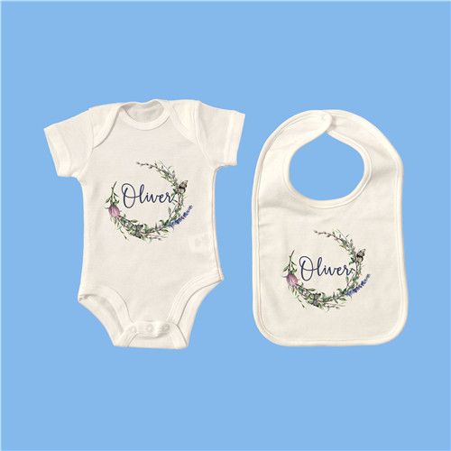 personalised baby clothes set