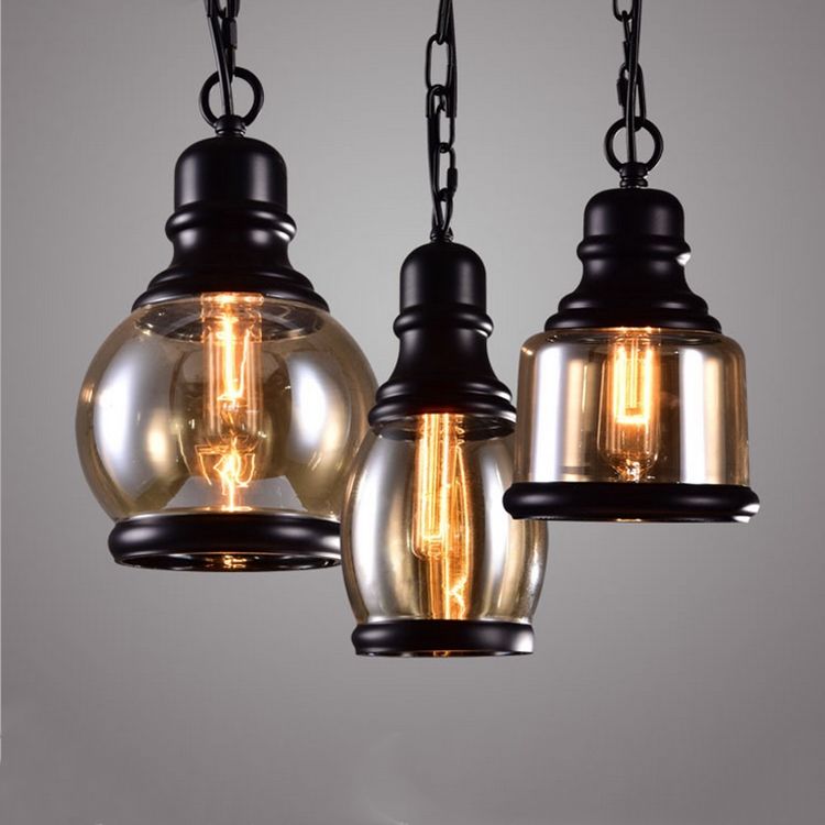 Black Metal Hemp Rope Vintage Industrial Lighting Glass Pendant Lamp Outdoor Pendant Light Modern Pendant Light From Hannord 100 502 52 Dhgate Com