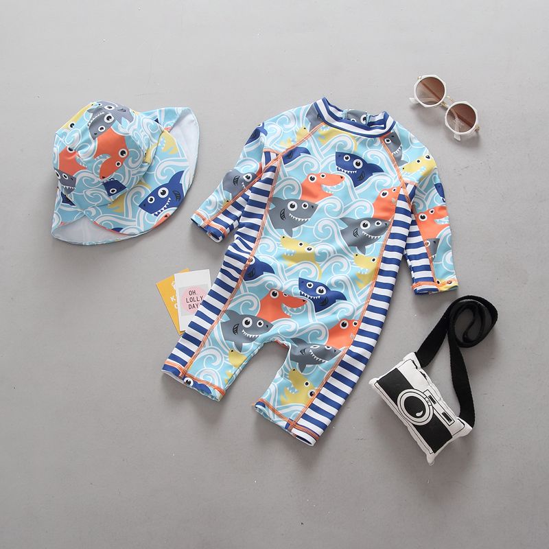 long sleeve baby uv swimwear