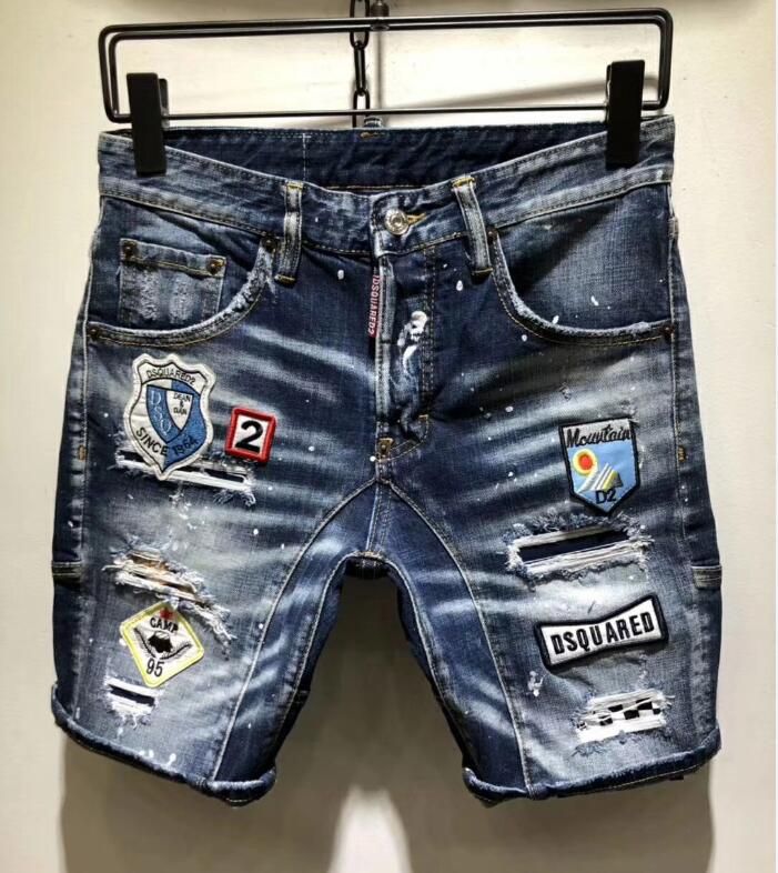 short en jean dsquared2