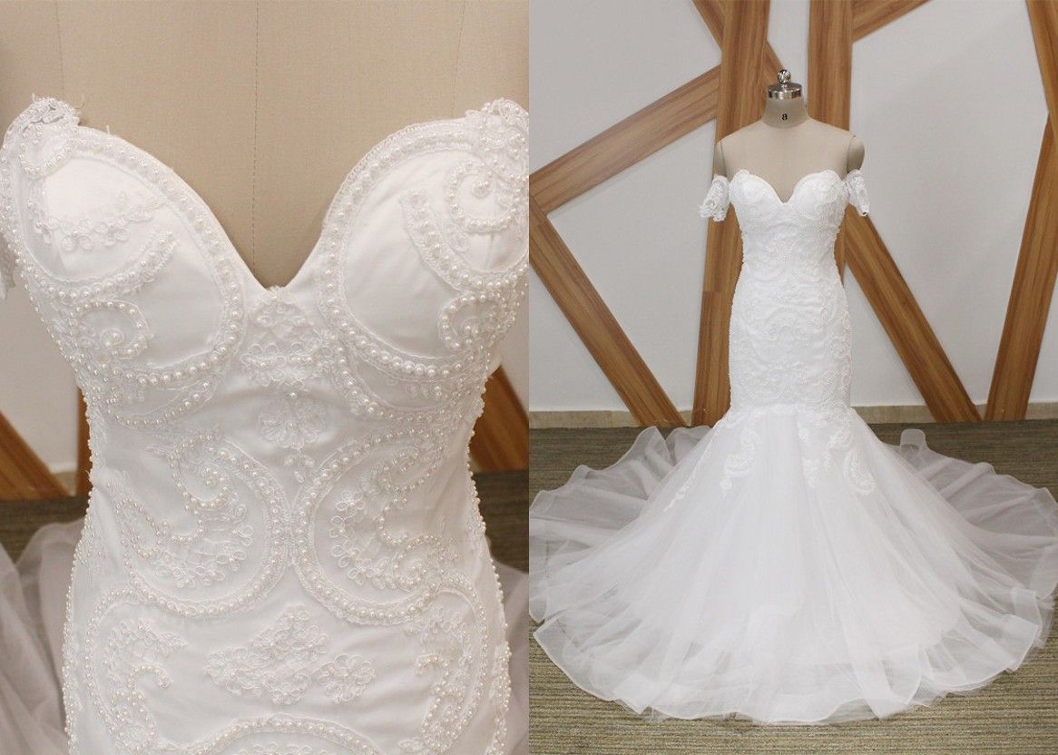 mermaid wedding reception dresses