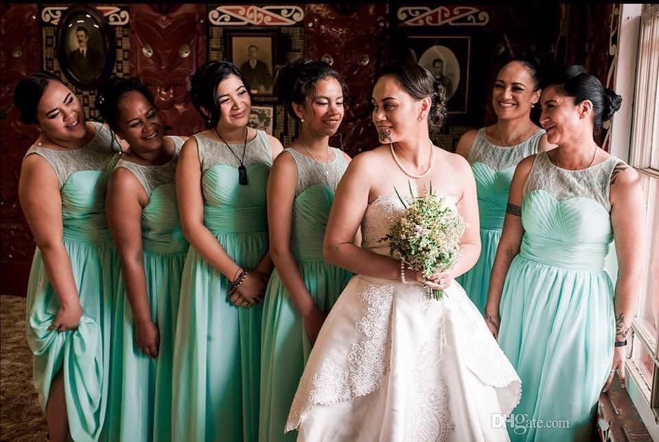 green summer wedding dress