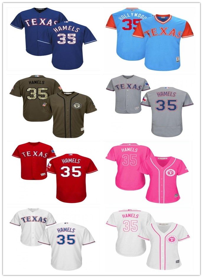 cole hamels texas rangers jersey