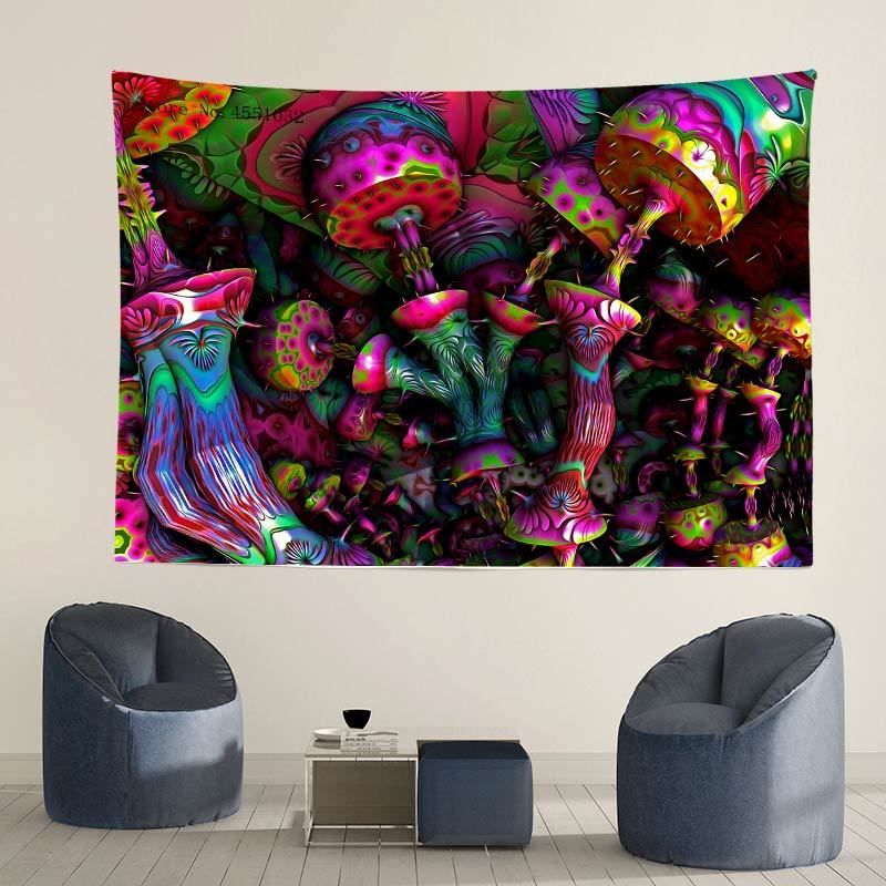 Psychedelic Mushroom Trippy Monster Tapestry Artistic Colorful Trippy Wall Art Hanging For Home Room Hotel Office Decor Tt179 T200622 Hippie Shop Tapestry Hippie Sun Tapestry From Linjun08 11 1 Dhgate Com