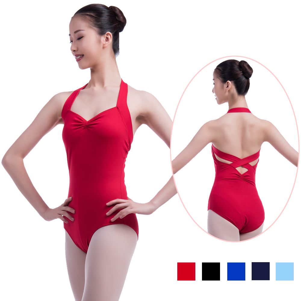 red ballet leotard