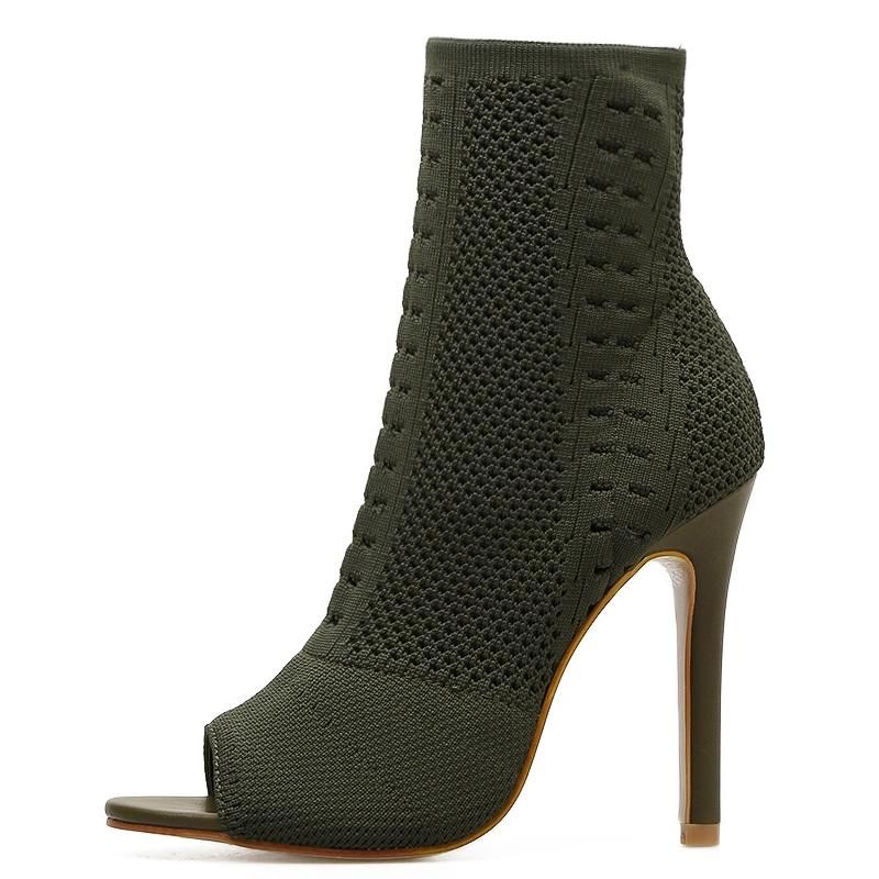 womens booties open toe