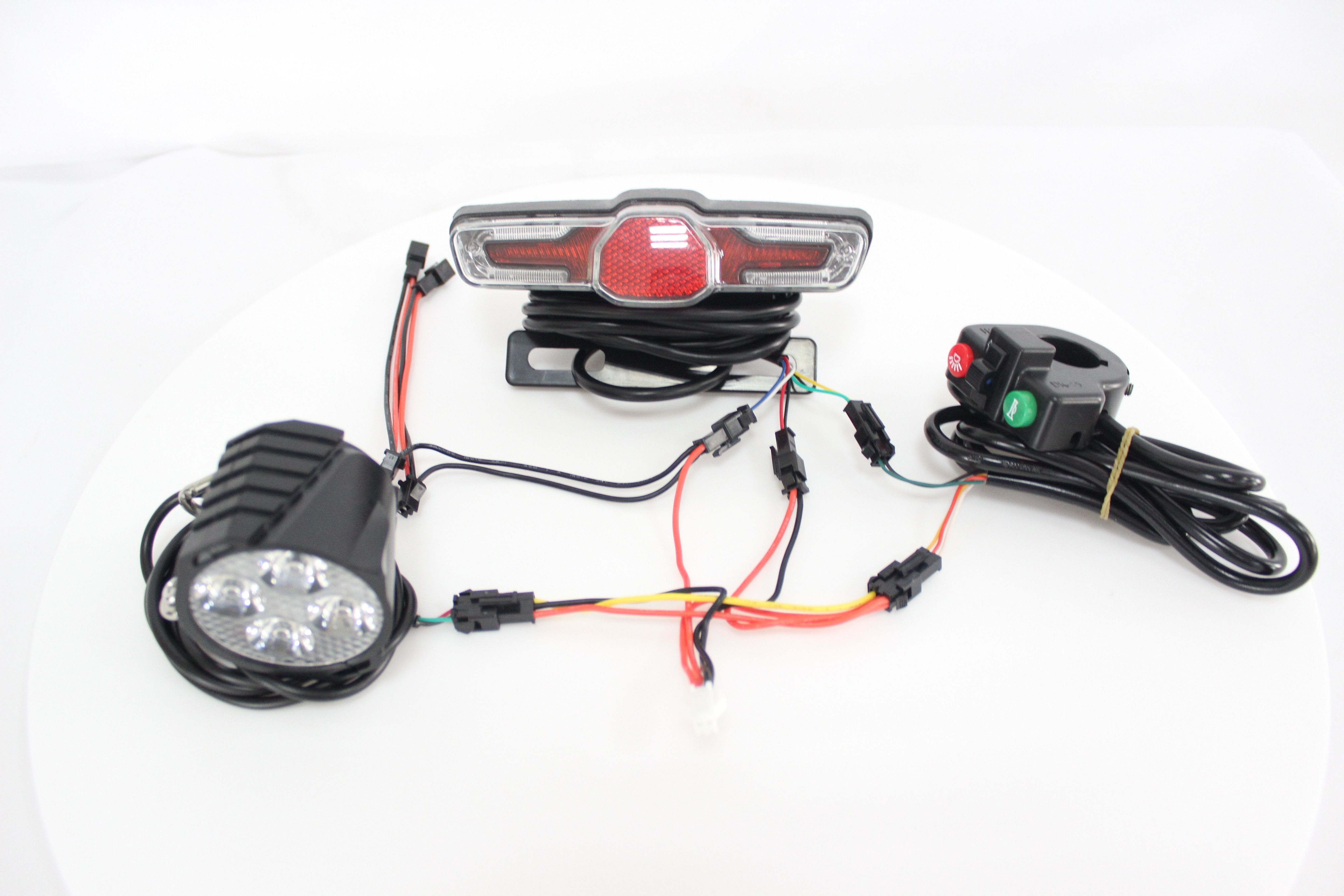Electric Bike 48V Headlight Front Tail 