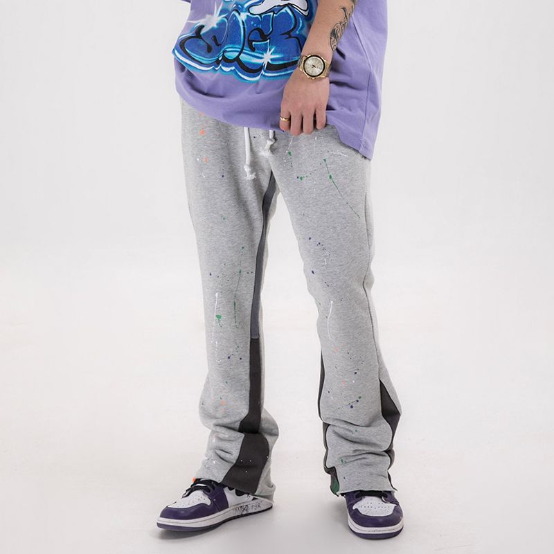 mens flared tracksuit bottoms