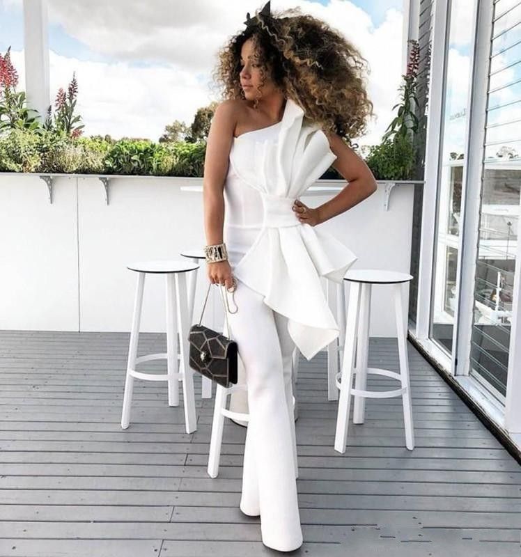 white chic jumpsuit