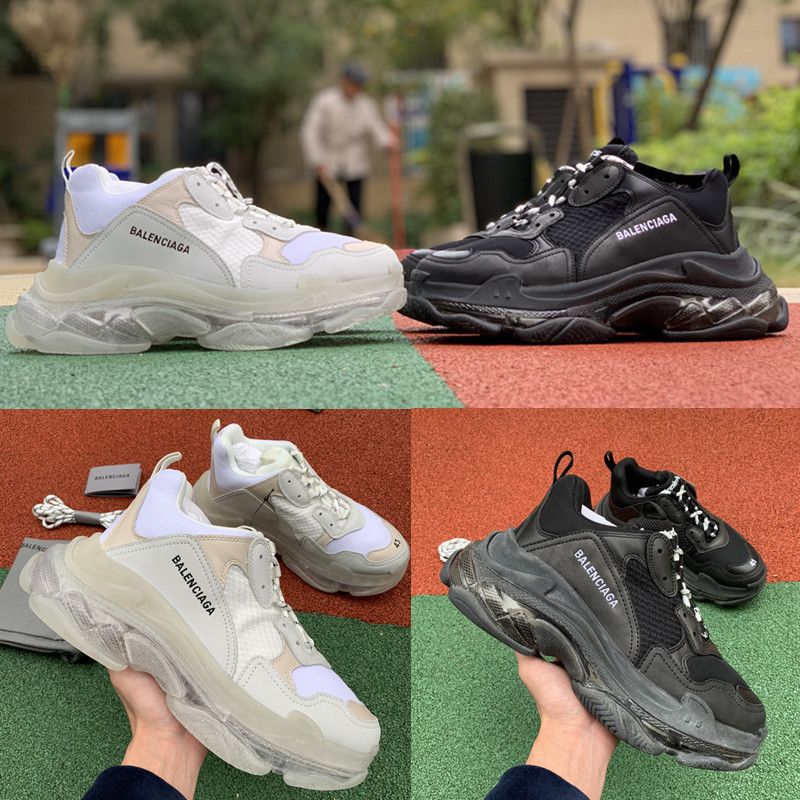 balenciaga triple s transparent