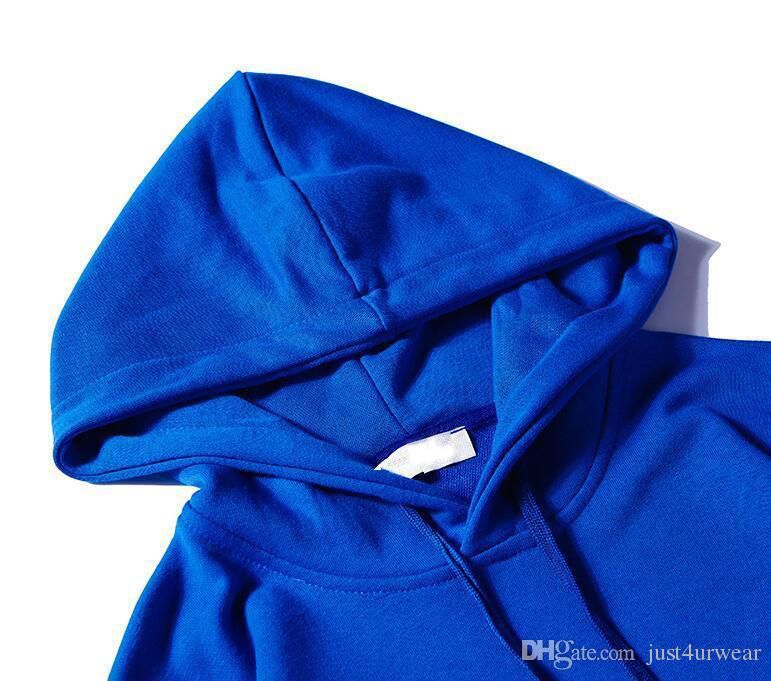Blue designer hoodie mens cheap