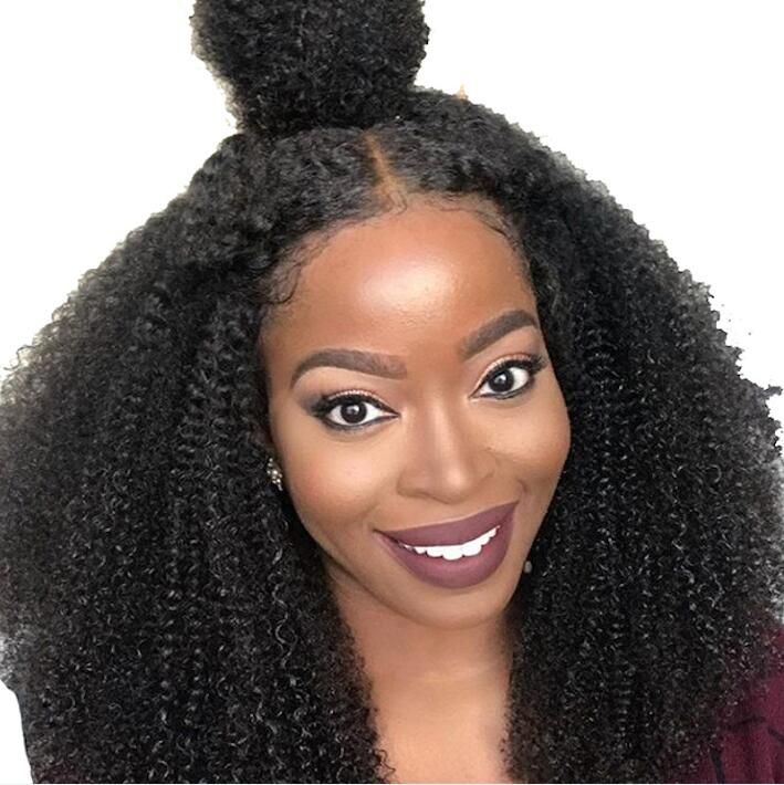Celebrity Wigs Full Lace Wig Natural Color 18inch Kinky Curly