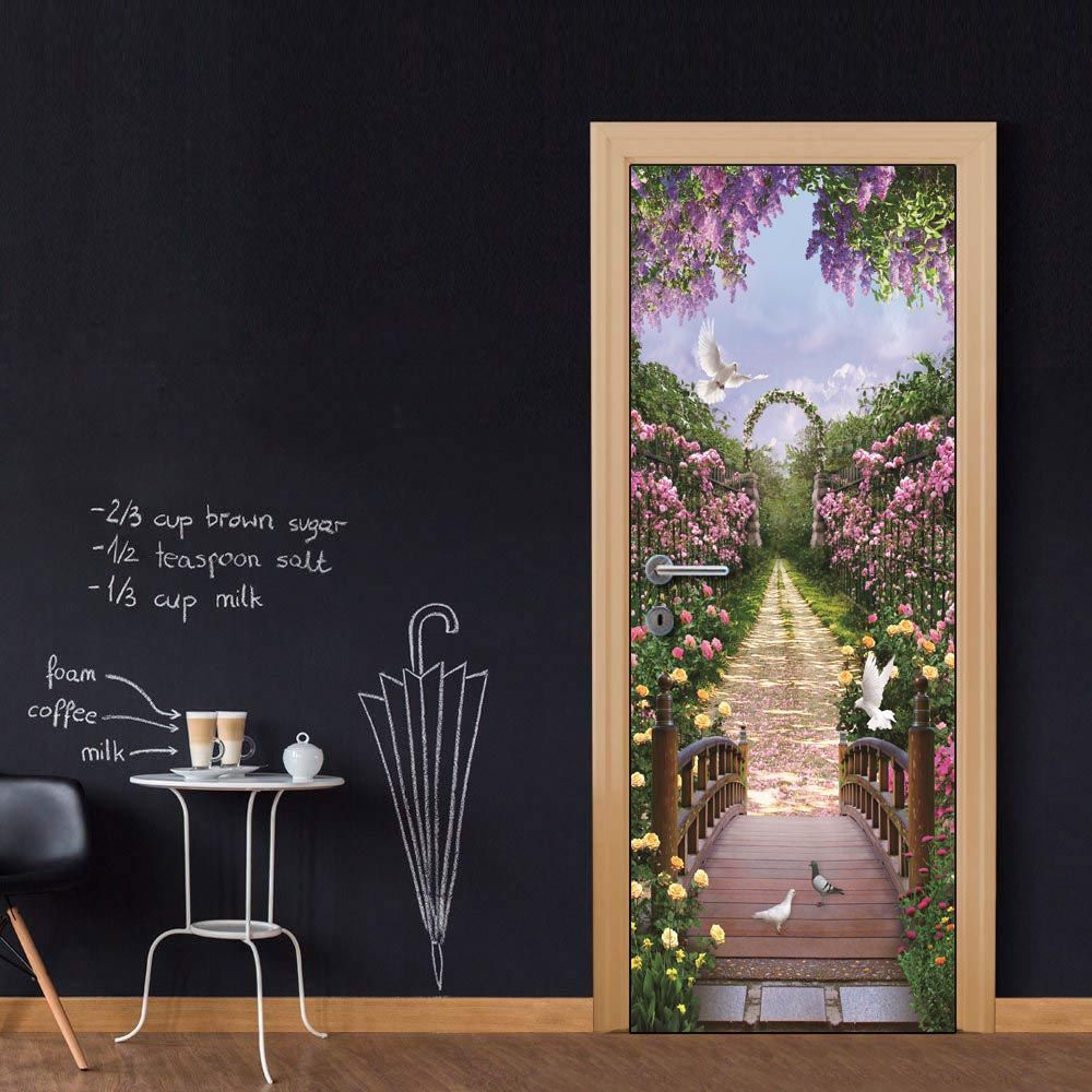 3D Arc Wall Mural Wallpaper Sticker Vinyl Removable Self Adhesive Home Decor