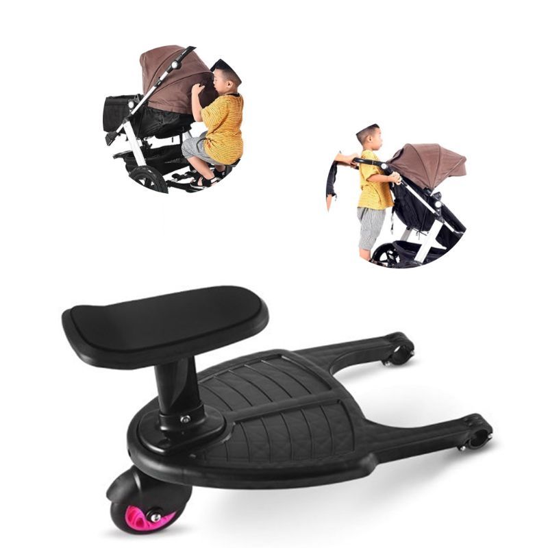 two child stroller