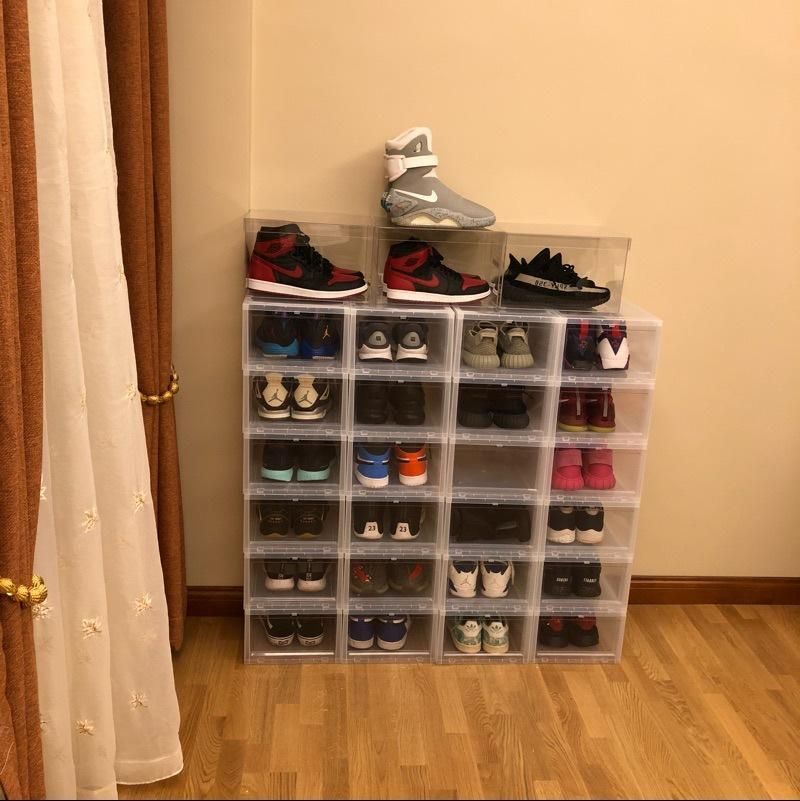 shoe box in wall