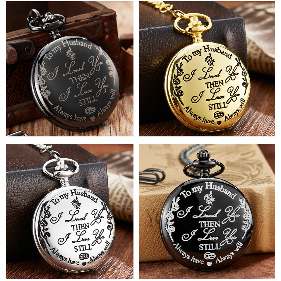 to my husband pocket watch