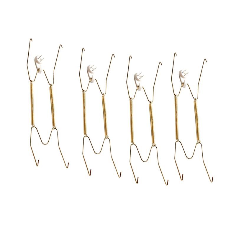 2020 Spring Wall Plate Hangers Metal Hanger With Golden Coating