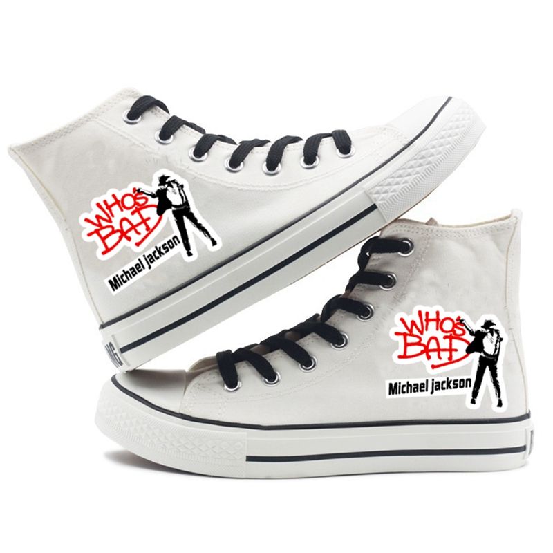 Michael Jackson Cartoon Canvas Shoes Women Men Cosplay Cartoon ... عطر قوتشي فلورا الاصلي Michael Jackson Cartoon Canvas Shoes Women Men Cosplay Cartoon ... عطر قوتشي فلورا الاصلي