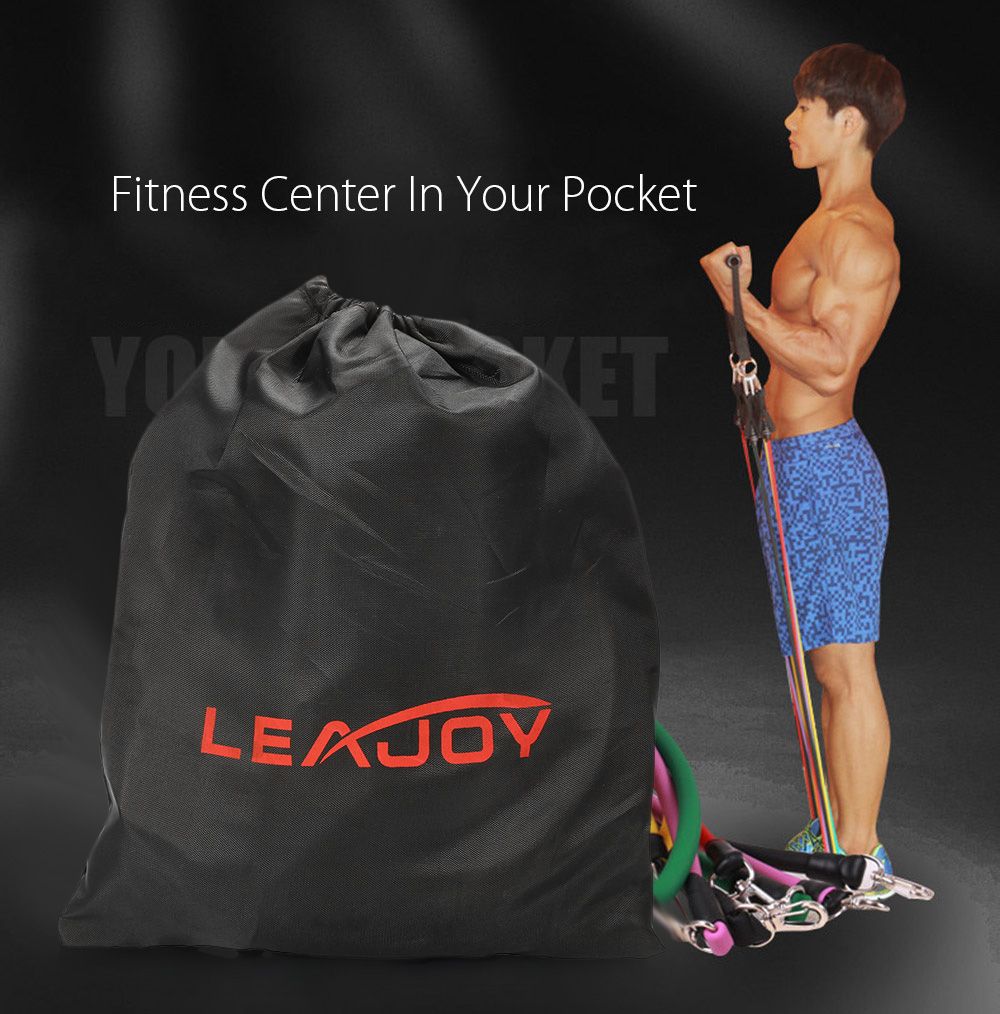 LEAJOY Latex Tubing Expanders Exercise Tubes Strength Resistance Bands Pull Rope Pilates