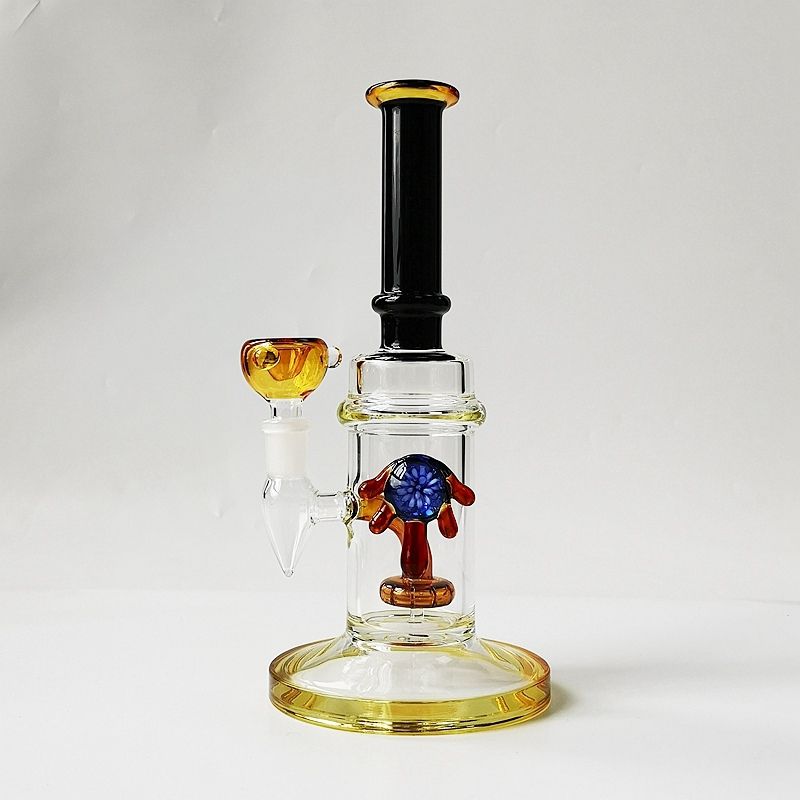 Amber bong with bowl