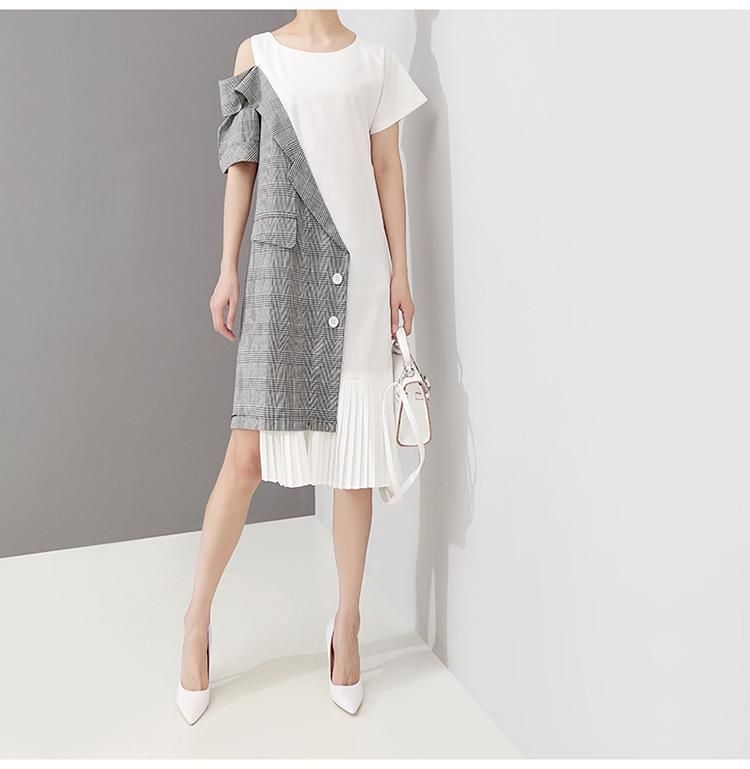 casual asymmetrical dress