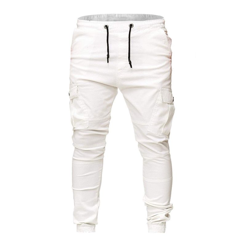 white cargo trousers mens