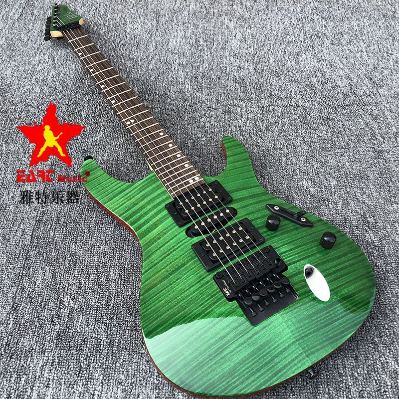 EART electric guitar,green paint 