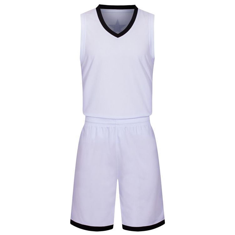 white basketball jersey blank