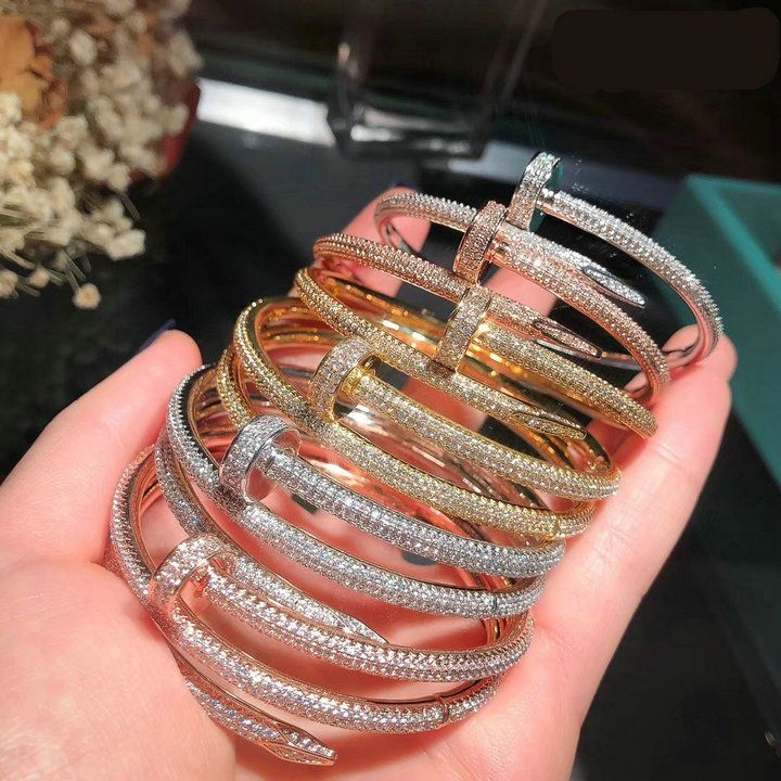 Гвоздь Браслет Cartier Браслеты Роскошные Дизайнерские Ювелирные Изделия Женские Браслеты Cartier Love Браслет Титан Сталь Аксессуары От 405 руб.