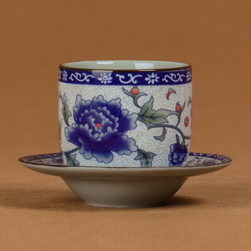 2021 New Japanese Tea Cup With Small Plate Ceramic Teapot Large Size