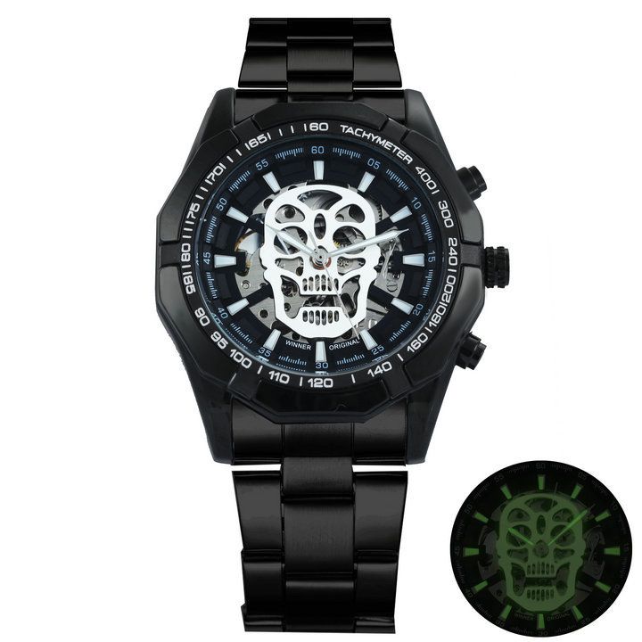 Skull Blk White