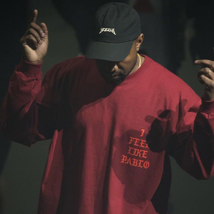 i feel like pablo red long sleeve