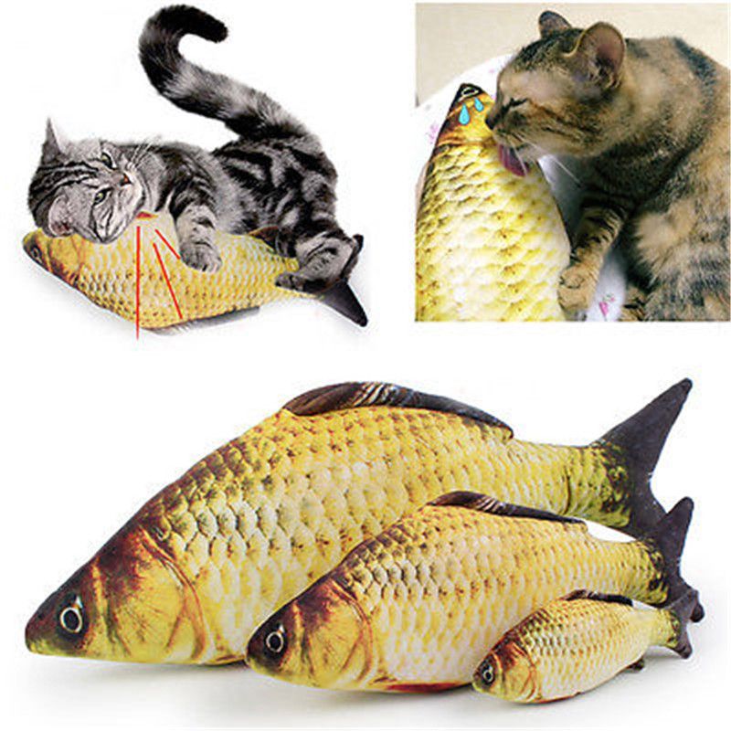 cat fish toy with catnip