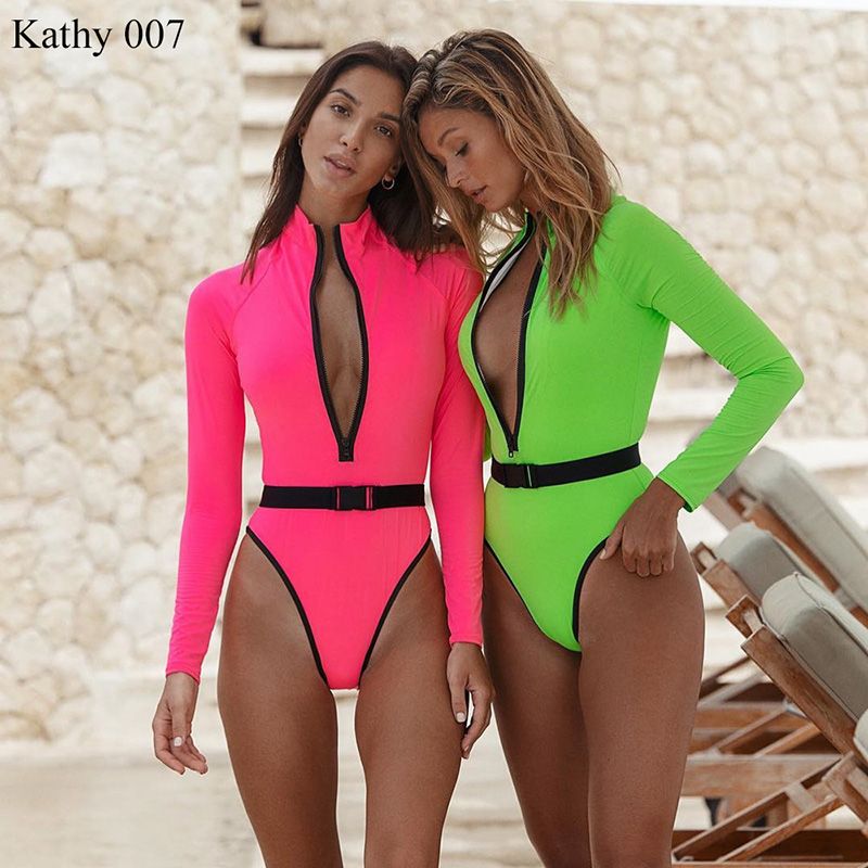 fluorescent bathing suits