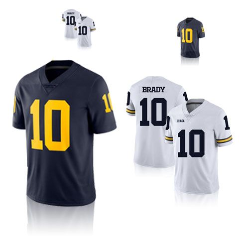 tom brady college jersey number