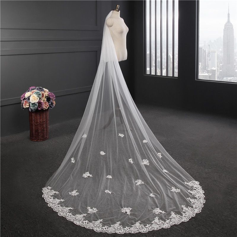 long wedding veil