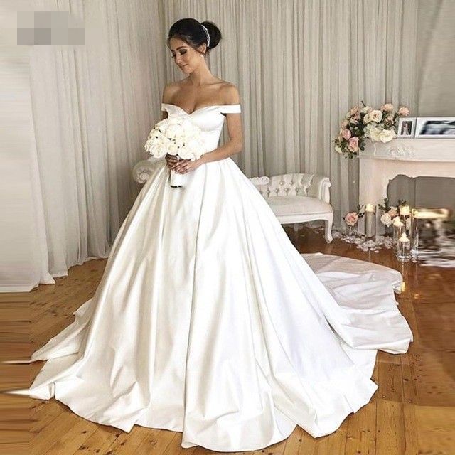 simple stunning wedding dresses