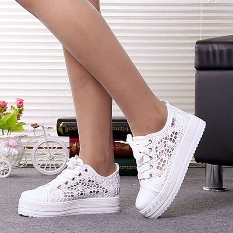 women's fashion platform sneakers