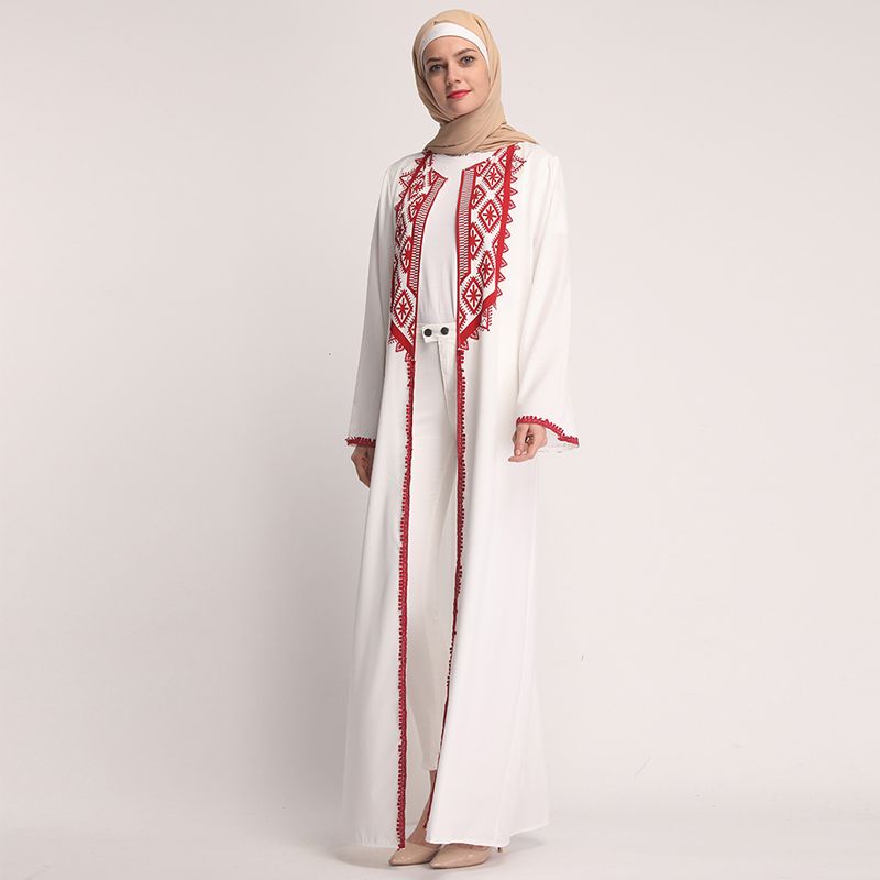 white abaya