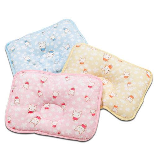 Soft Baby Cot Pillow Prevent Flat Head Memory Foam Cushion