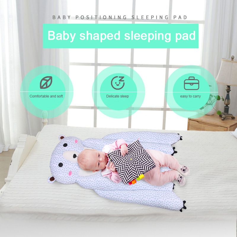Baby Bed Mattress Adorable Cartoon Style Sleep Positioner Body