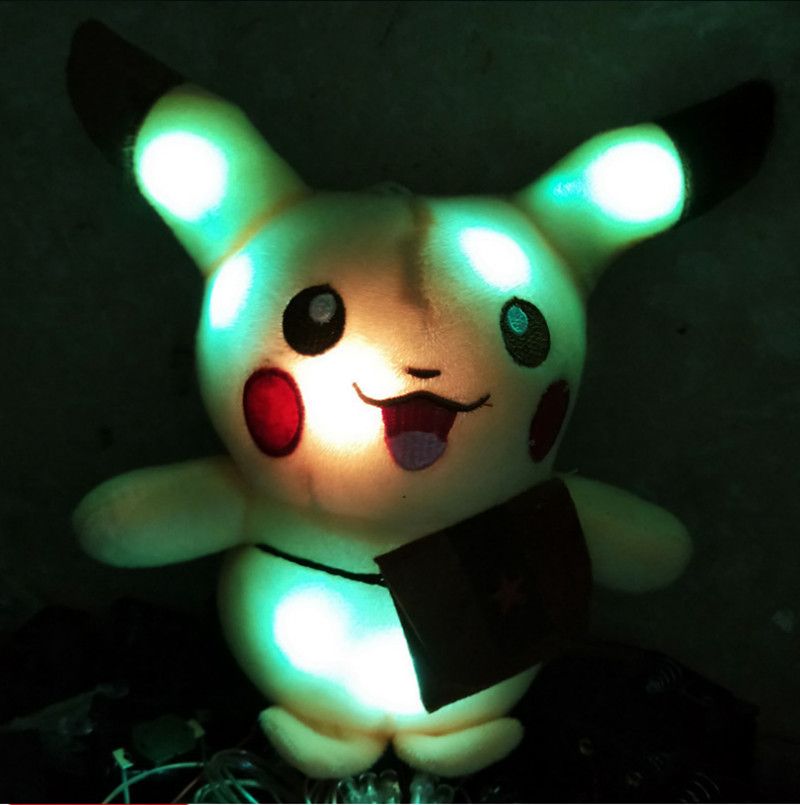 light up pikachu stuffed animal